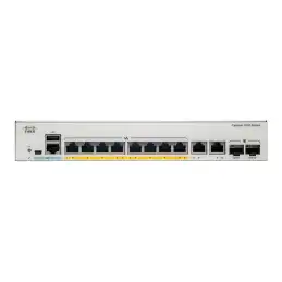 Cisco Catalyst 1000-8FP-E-2G-L - Commutateur - Géré - 8 x 10 - 100 - 1000 (PoE+) + 2 x SFP Gigabit... (C1000-8FP-E-2G-L)_2
